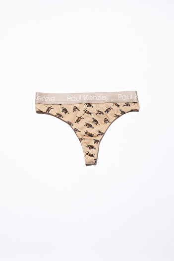 Paul Kenzie Patterned Women's String Panties - X Saving Home Chubby