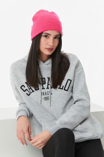 Fulla Moda Unisex Basic Beret with Piercing