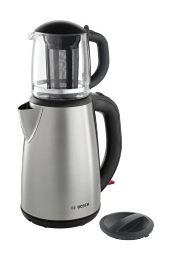 Bosch TTA5603 Tea Machine Steel Tea Maker with Glass Teapot