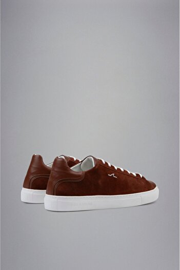 PAUL&SHARK Erkek Deri Rahat Taban Günlük Kullanım Kahverengi1 Sneaker 24418002-493