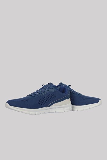 PAUL&SHARK Erkek Bağcıklı Marka Logolu Spor Stil Mavi Sneaker 21418003-239