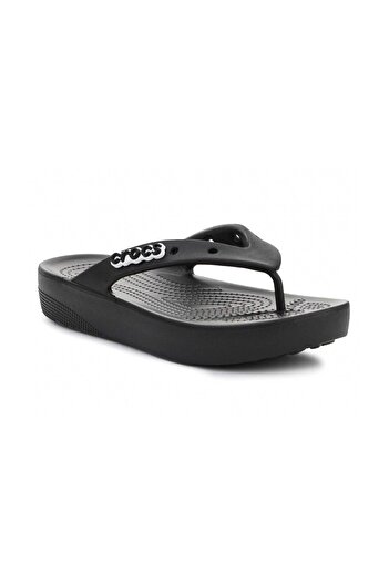 Crocs Classic Platform Flip W Women's Black Slippers207714-1