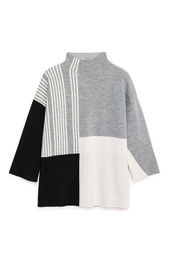 Touché Privé Stand Collar Knitwear Tunic