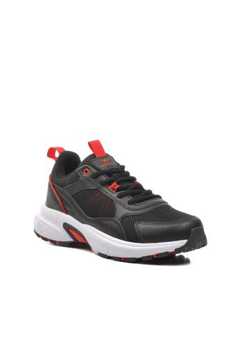 WALKWAY Men's Sneakers - Black, White, Red Marte