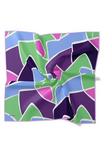 Levidor Geometric Patterned Cotton Sport Scarf