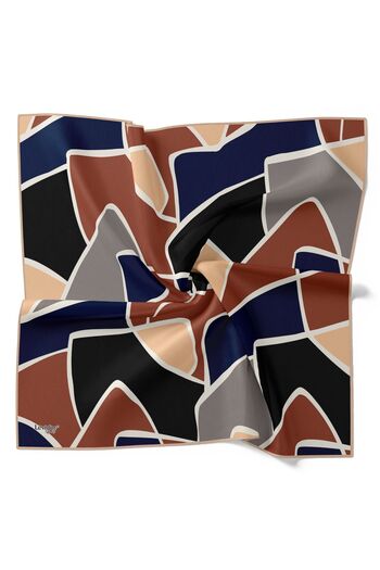 Levidor Geometric Patterned Cotton Sport Scarf