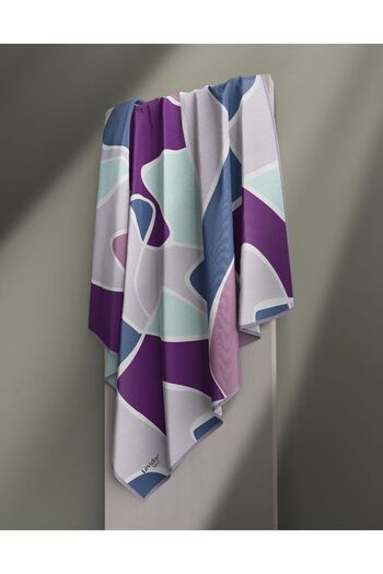 Levidor Geometric Patterned Cotton Sport Scarf