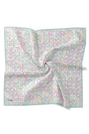 Levidor Geometric Patterned Cotton Sport Scarf