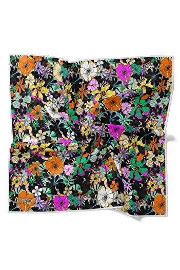 Levidor Floral Patterned Cotton Sports Scarf