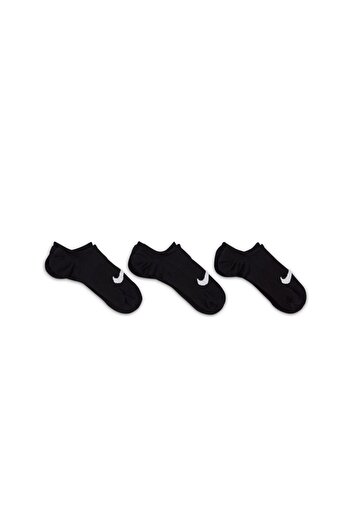 Nike Fekete - szürke - ezüst női zokni SX5277-011 U NK EVERYDAY PLUS LTWT