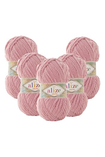 Alize Softy Plus Πλεκτό Κλωστό Χειροποίητο Χρώμα 295 Συσκευασία των 5