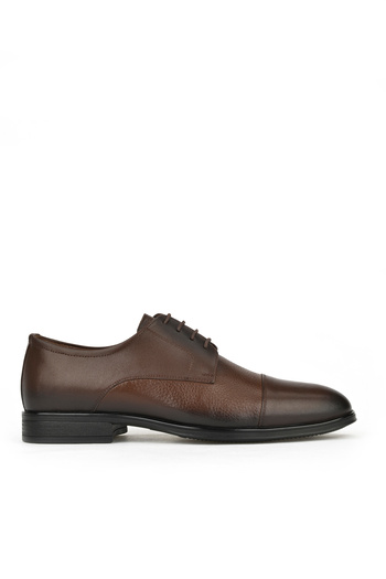 Ziya Genuine Leather Men's Shoes -143745ZL4951 Coffee