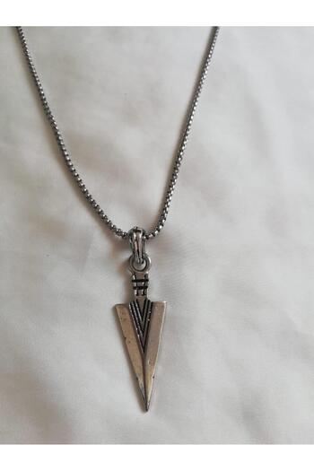 Judas Takı Men's Arrowhead Detailed Necklace