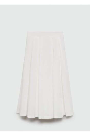 MANGO Woman Pilili midi etek