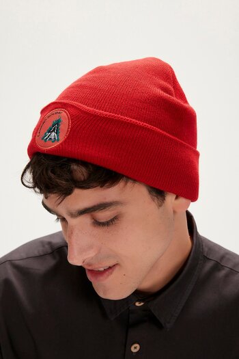 Bad Bear Bonfire Crimson Red Red Beret