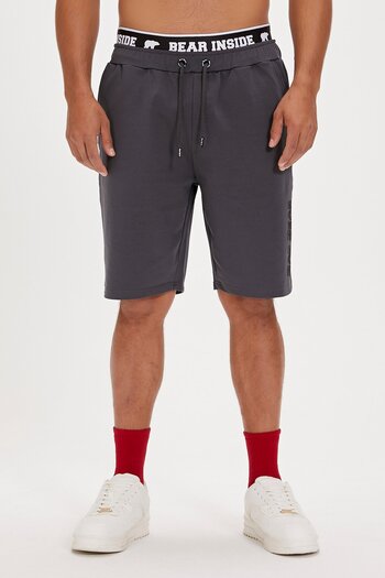 Bad Bear Anthracite Long Line Men's Shorts - 24.01.18.003A