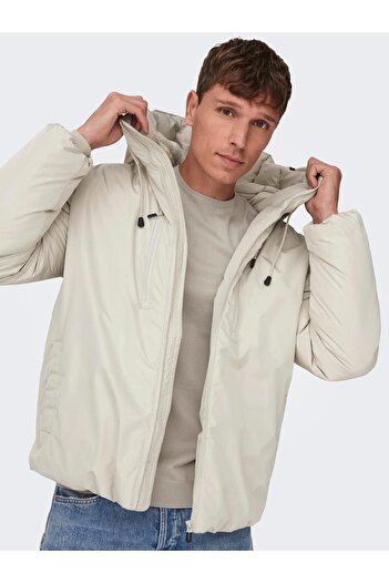 Only & Sons Onszane Hood Jacket Otw Erkek Gri Mont 22025741-05