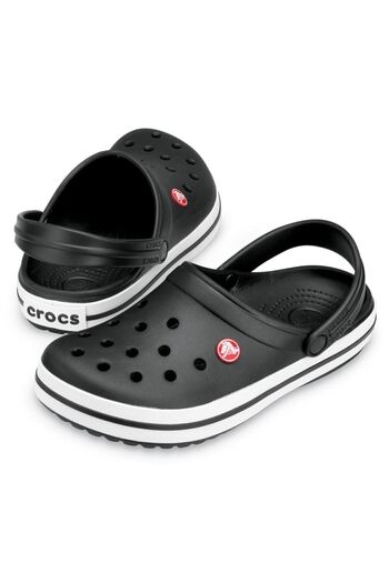 Crocs Black Crocband Sports Slippers