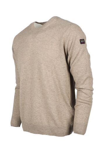 PAUL&SHARK Men's Long-sleeved Daily Use Regular Fit Beige Sweater13311331-207