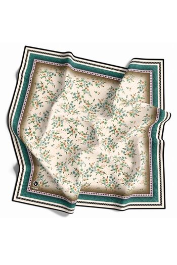 VİOLLA Γυναικείο κασκόλ Twill (ΔΕΝ ΜΕΤΑΞΙΟ) Σκούρο Πράσινο Μέντα