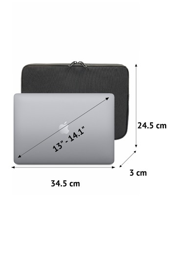 Beutel 13-14-14,1 ιντσών MacBook Air, UltraBook, Notebook - Αδιάβροχη υφασμάτινη και θήκη με φερμουάρ