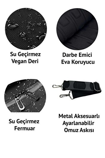 Beutel Licht Vegan кожа - 13"-16,1" чанта за документи и лаптоп MacBook