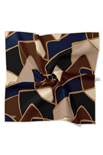 Levidor Geometric Patterned Cotton Sport Scarf