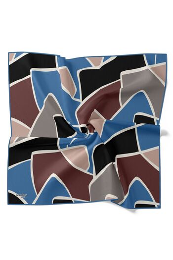 Levidor Geometric Patterned Cotton Sport Scarf