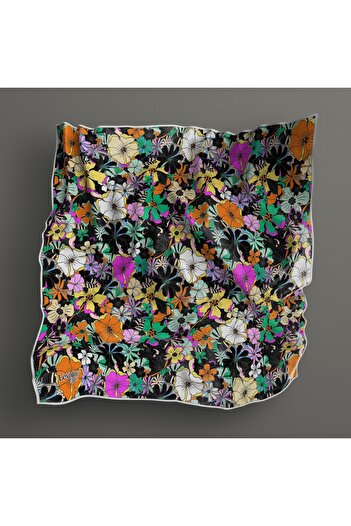 Levidor Floral Patterned Cotton Sports Scarf