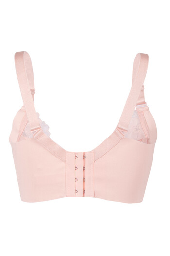 OKUS - Pretty Lace Maternity & Nursing Bra - Pink - Large