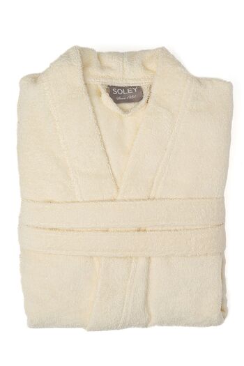 Soley Unisex Kimono Bathrobe - 100% Cotton Women / Men