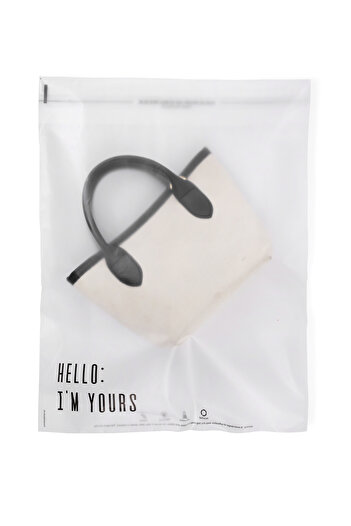House Of Pack Buzlu Şeffaf Kargo Poşeti - 25x35 Cm - ' Hello I'm Yours ' Baskılı - 50 Adet