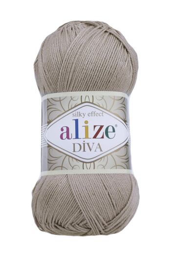 Alize Μπεζ νήμα πλεξίματος Diva Χειροποίητο Κωδικός χρώματος 167 1 Τεμάχιο