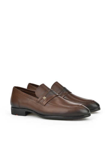 Ziya , Men's Genuine Leather Small Size Shoes 141745 Z41269 Coffee