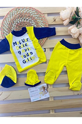 GÜLÜCÜK Fan Set of 4 Hospital Release Bodysuits