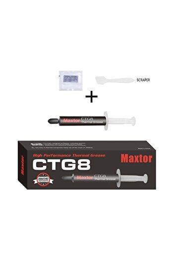 Maxtor سلسلة Ctg8e/d 10 Gr 12.8 W/m.k معجون حراري مع فاتورة نيابة عنك