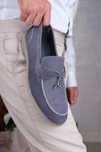 Fiyonk Ayakkabı BMW Loafer - Suede Genuine Leather, Genuine Leather Inside and Outside