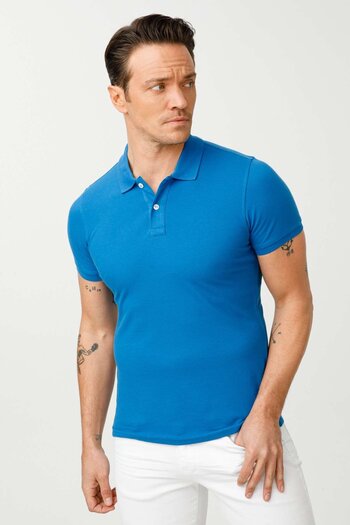 İgs Ανδρικό μπλουζάκι Saks Standard Polo γιακά