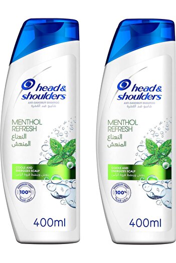 Head&Shoulders Head & Shoulders Menthol Refresh Anti-Dandruff Shampoo 400ml Dual Pack