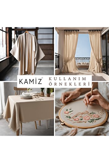 KAMİZ Cendere Bezi Buldan Kumaşı %100 Pamuk Tekstil, 1 Adet 100x220 Cm