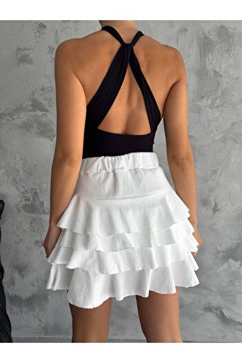 veira White Mykonos Shorts Skirt