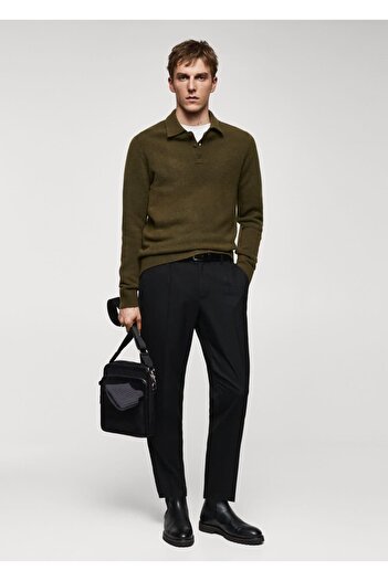 MANGO Man Tricou polo - Design Mini Boucle