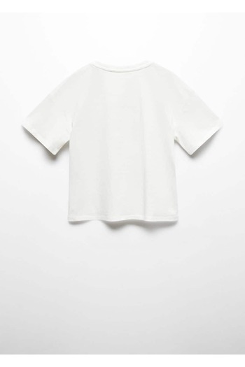 MANGO Kids White T-Shirt for Kids