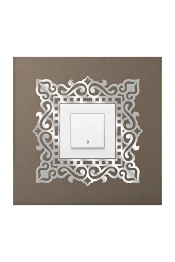 Tual Tasarım Decorative Plexi Socket Switch Button Frame