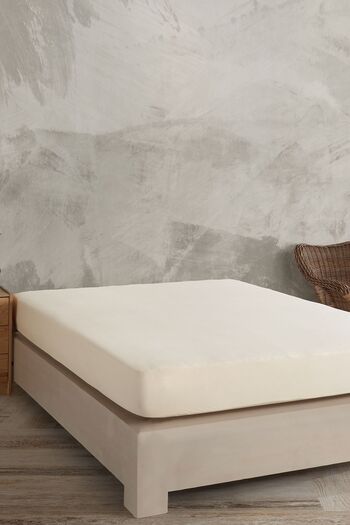 Macas Home Pure Natural 100% Cotton Washable Single Elastic Sheet 100*200