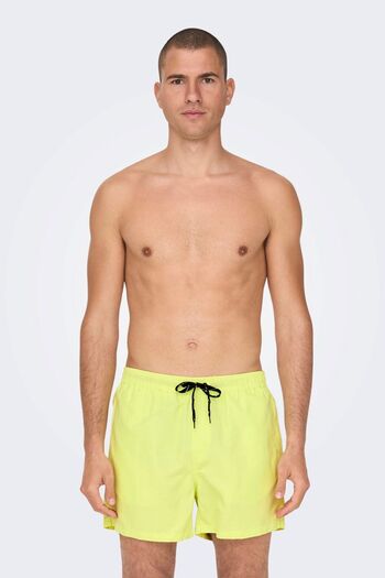 Only & Sons Men's Onsted Swim Shorts 22021832 Lemon