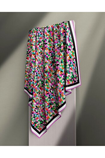 Levidor Geometric Patterned Cotton Sport Scarf
