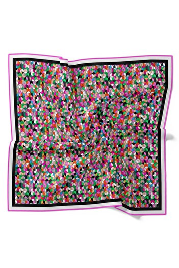 Levidor Geometric Patterned Cotton Sport Scarf