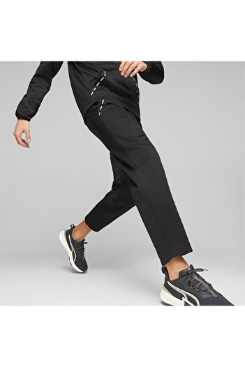 Puma Pwrfleece Black Men's Jogger Sweatpants - Fit Taped