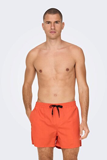 Only & Sons Men's Onsted Sea Shorts22021832 Orange